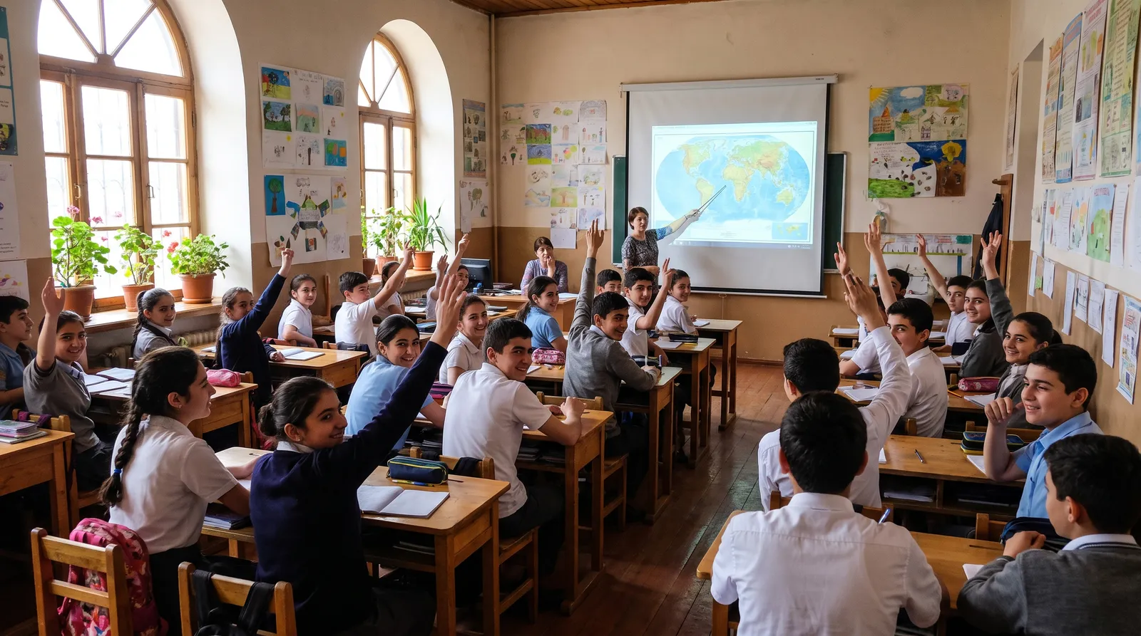 Illustration : Un jeu de géographie à jouer en classe