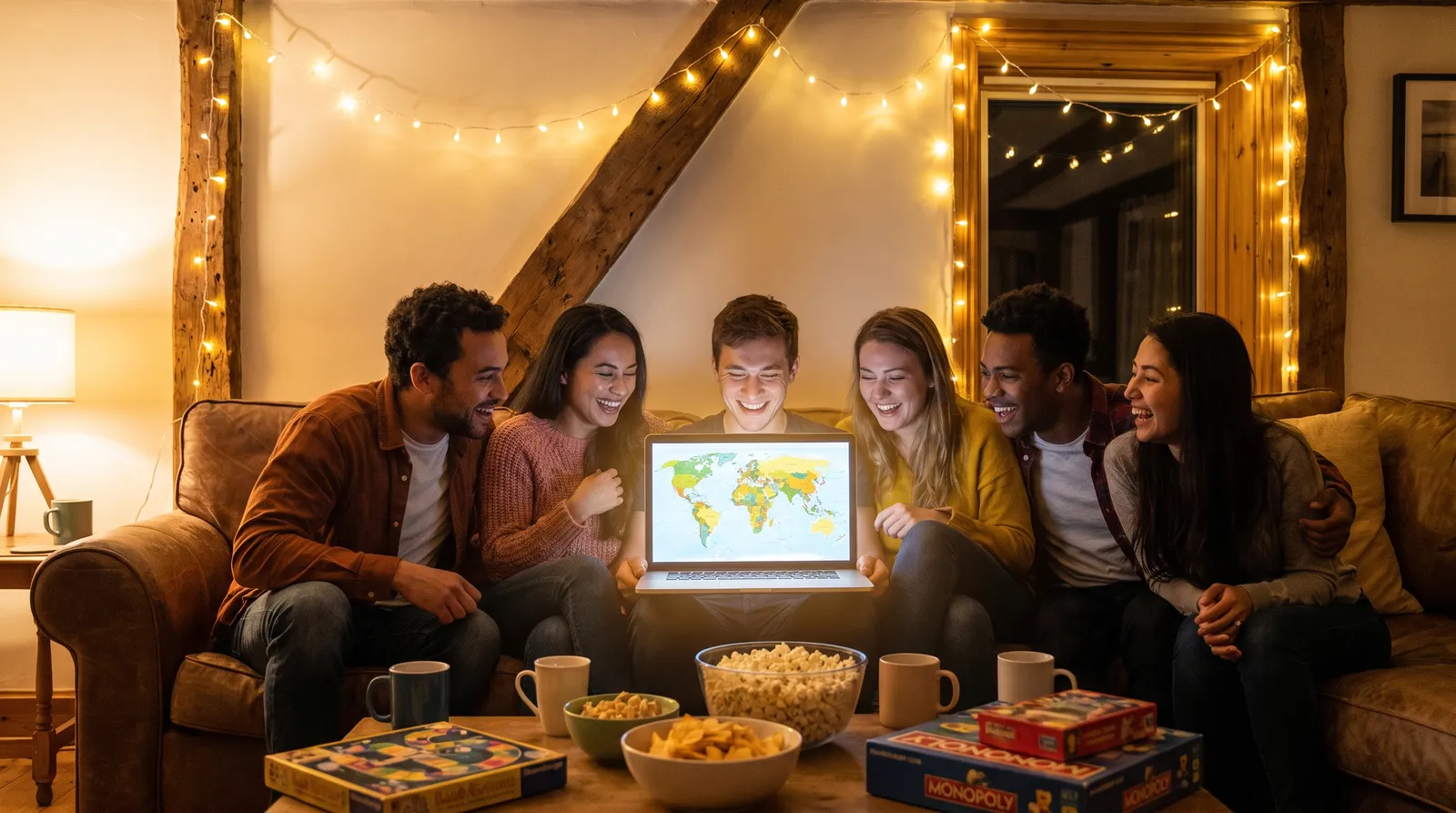Illustration : Le jeu de géographie à jouer entre amis